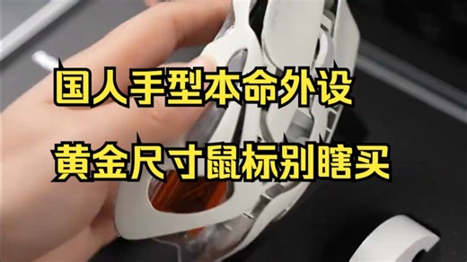 别再跟风小手鼠标了！97%黄金尺寸才是国人手型本命外设