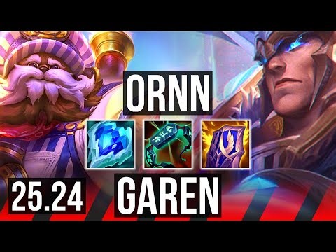 ORNN vs GAREN (TOP) | 39K damage | EUW Grandmaster | 25.24