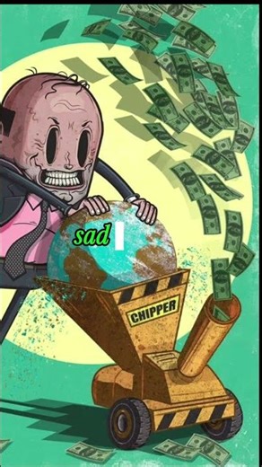 The harsh reality of our world »#SocialCriticism #ModernWorld #HarshReality #SatireArt #DeepMeanings