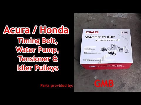 Acura MDX / Honda Pilot 3.5L V6 Timing Belt Replacement With Water Pump & Pulleys