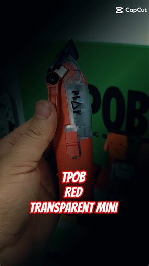 TPOB Red Transparent Mini Fresh Nation Custom ‪@THEPISSEDOFFBARBER‬ ‪@ToadFilms‬ #tpob #tpobplay