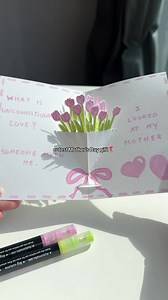 make this cute flower card for Mother’s Day with me🌸 #handmadegift #mothersdaygift #mothersday #giftidea #giftcard Love you mom💕 Step by step tutorial | gift for mom | aesthetic | pop up card | card idea