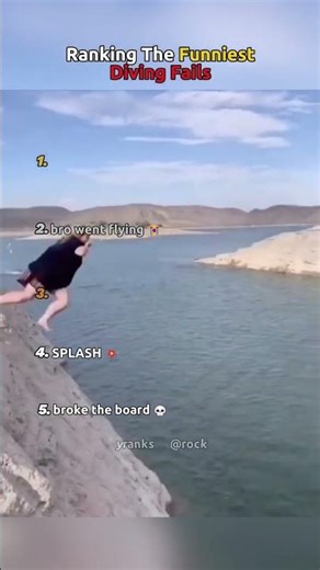 Ranking The Funniest Diving Fails 🤿