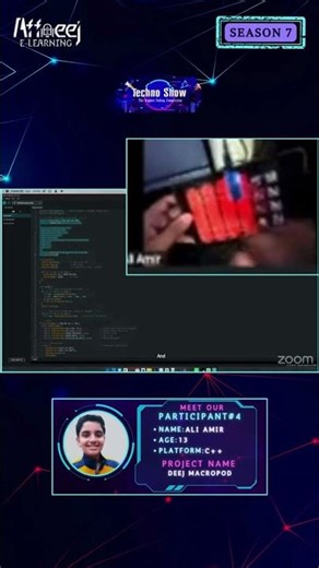 Macropod made by a young affreej coder! #arduino #c++ #coding #kids #programmar #ai