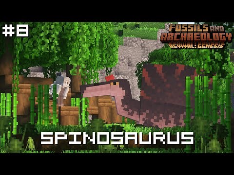 I Built An Entire Spinosaurus Ecosystem | Fossils and Archeology Survival #8