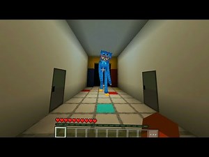 Huggy Wuggy vent chase test | Minecraft Poppy Playtime map