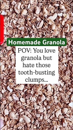 Go-To DIY Vegan Granola! #veganfood #veganfood #veganrecipes