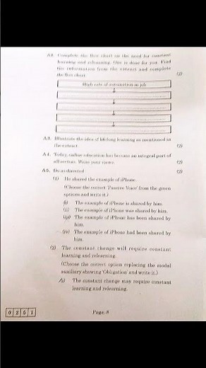 hsc 12th english exam paper 2025 |Maharashtra board 12th english question paper 2025