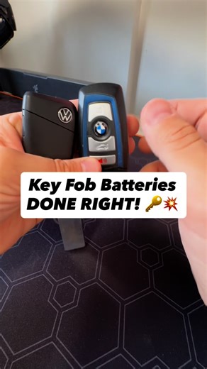 Driver Logic POV  on Instagram: "Replacing key fob batteries doesn’t have to be a headache!  Today we show you step-by-step how to swap out the batteries on BMW 440i and VW Tiguan key fobs. Keep your keys alive and avoid those “why won’t it work?” moments.  Exclusive content link in bio! - #HowTo #CarHacks #BMW440i #VWTiguan #CarTips"