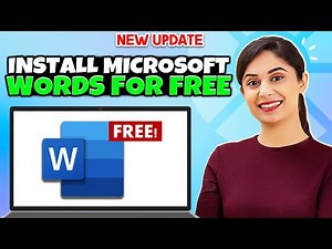 How to install Microsoft words for FREE - Update Version