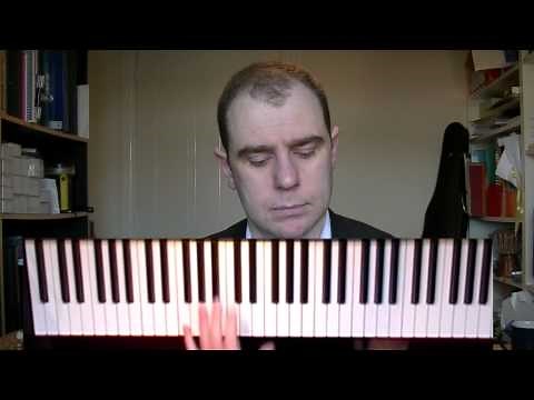 How to play a simple left hand accompaniment on piano
