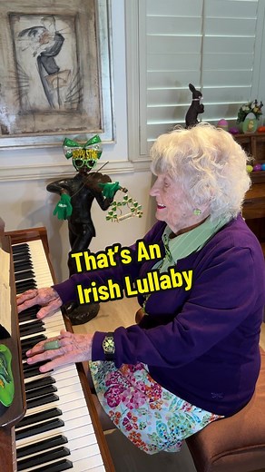 An Irish Lullaby on Piano by 91-Year-Old Betsy Lou