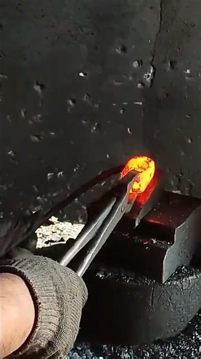 mini hammer forging process #forgedfromiron #handmade #machine #welding