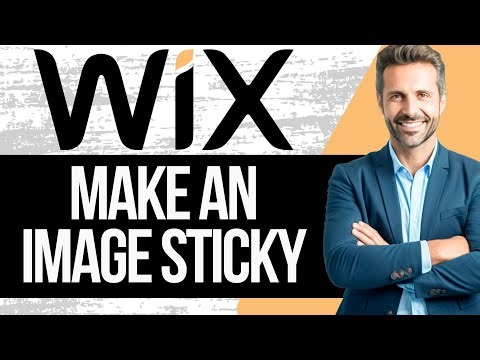 How to Make an Image Sticky on Wix