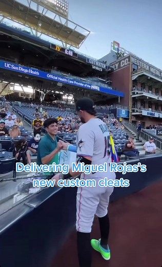 Delivering Miguel Rojas’s Newest Cleats: Nike Trout 7 'Paradise'