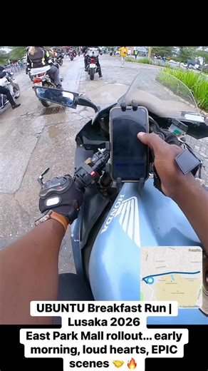 The RAW Rider 1N23456 on Instagram: "UBUNTU Breakfast Run | Lusaka 2026 East Park Mall rollout… early morning, loud hearts, EPIC scenes 🤝🔥 #Bikelife #fypviralシ #ubunturide #rawrider #live #bikelover #Zambia #petrolhead"