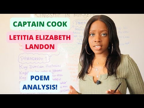 'Captain Cook (To My Brother)' by Letitia Elizabeth Landon | Edexcel Belonging Anthology Revision!