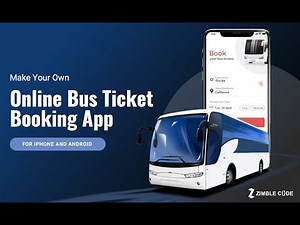 Make your own Online Bus Ticket Booking App for iPhone and Android