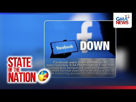 Facebook, IG, Messenger at iba pang serbisyo ng META, naka-down | SONA