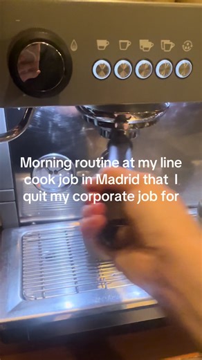 Morning Routine of a Line Cook in Madrid