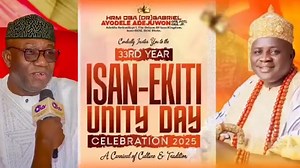 #FullVideo Moments at ISAN-EKITI DAY 2025 as hosted by HRM OBA (DR) GABRIEL AYODELE ADEJUWON, The Onisan of Isan-Ekiti, Ekiti State. Aseyi samodun sir, Kabiyesi Oba Adejuwon Gabriel & Olori Adejuwon Christianah Packaged by Kabiyesitv #isanekitiday2025 #festival #trending #fypシ #viral #culture #ekiti #heritage #ekitistate #kabiyesitv #celebration #ekititrends | Kabiyesitv