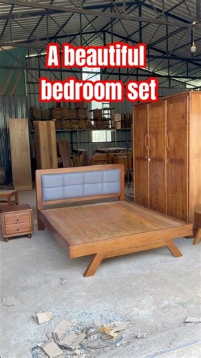 * Simple, Elegant, TimeleA bedroom set crafted for modern living. 🤎* Where Comfort Meets Style