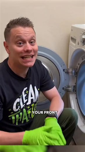 How To Clean A Front Load Washing Machine Rubber Gasket #howto #cleaning | Clean That Up