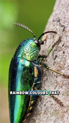 The insect that can create real rainbows