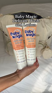 Can't leave the house without my Baby Magic Delicate Wash & Lotion 🌸✨ Perfect for those on-the-go moments—gentle and travel-ready! What's the one item you always pack in your diaper bag? | Baby Magic