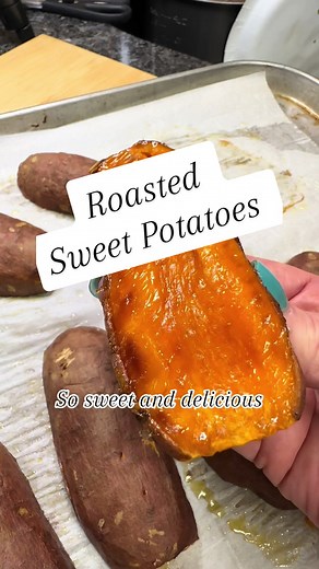 Delicious Roasted Sweet Potato Halves Recipe