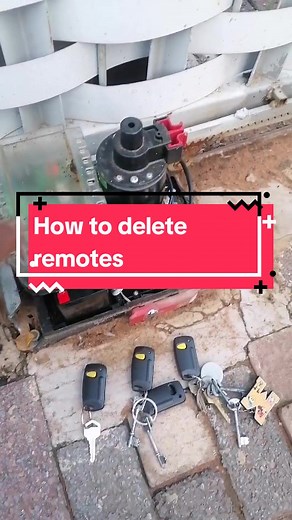How to Delete Remotes from Gate Motor