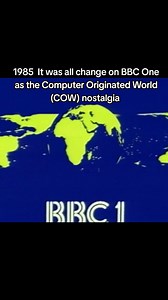 1985 It was all change on BBC One as the Computer Originated World (COW) nostalgia #nostalgia #1985 #80snostalgia #80sthrowback #bbc #tv #cow #cgi #computergraphics #childhood #childhoodmemories #memories #computer #graphics #technology #retrotech #retro #vintage | Nostalgia Wizard