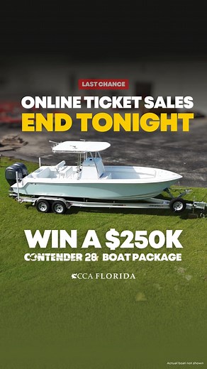 WIN a NEW Contender 28T powered by twin 200HP Yamaha outboards and...