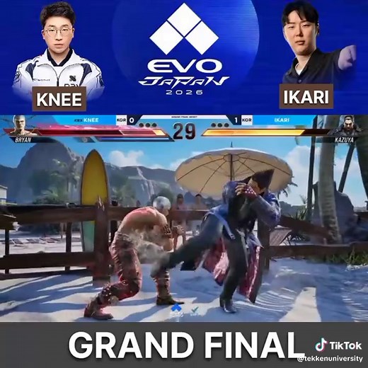 Tekken 8 Grand Finals: Knee vs. Ikari at Evo Japan 2026 TWT