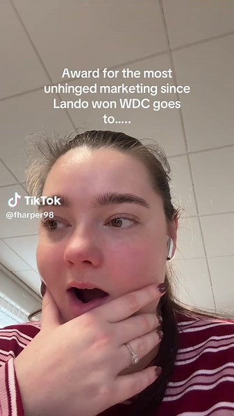 Unhinged Marketing Moment in F1 with Lando Norris