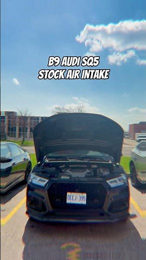 Stock B9 SQ5 vs B9.5 SQ5 with the CAP 8” Intake V2 🔥 #audi #audisq5 #intakes