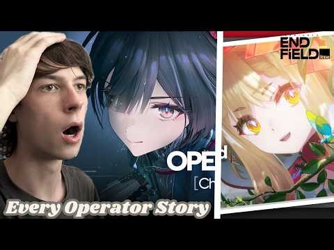Watching Every Arknights: Endfield Operator Story and Demo