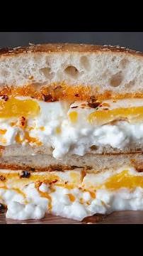 Cottage Cheese and Egg Sandwich with Chili Oil | Quick & Easy Recipe