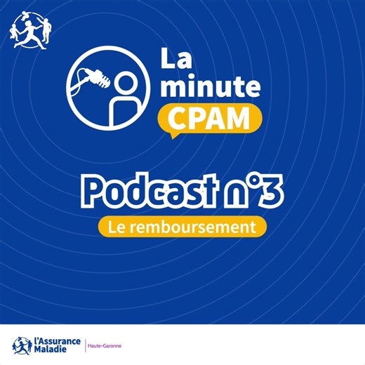 Podcast #3 | La minute CPAM 🎙️ Vous avez reçu un remboursement incomplet ? ou à 0€ ? La CPAM s'est trompée dans vos remboursements ? Vous en êtes sûr ? 📌 Aujourd'hui, abordons le sujet des remboursements effectués par l'Assurance Maladie. Aurélie, Agent d'accueil à la CPAM de la Haute-Garonne, vous explique tout en détail. 👇 | CPAM de la Haute-Garonne
