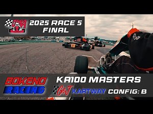 OVKA 2025 | Race 5 | Final | G&J Kartway (B) | KA100 Masters | Bokeno Racing | Elliot Onboard