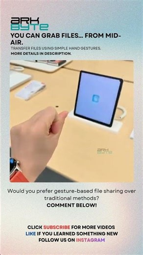 YOU CAN GRAB FILES… FROM MID-AIR