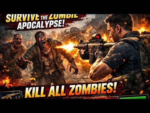 Zombie Hunter Survival 🔫 | Epic Shooting Game Gameplay | Kill All Zombies! 🧟‍♂️