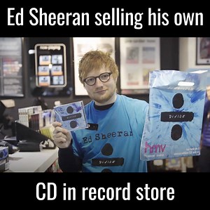 Ed Sheeran put in a shift at a record store yesterday... 👏😂 | UNILAD Sound