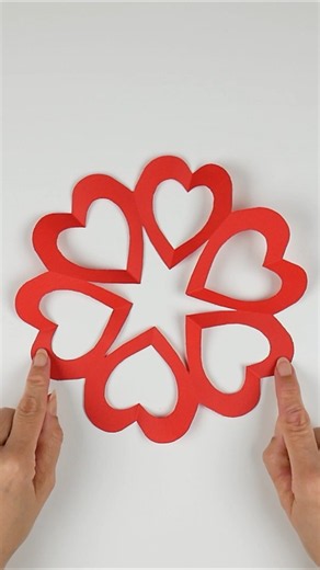 Corazones de papel 💖 #corazonespapel #corazones #papercraft