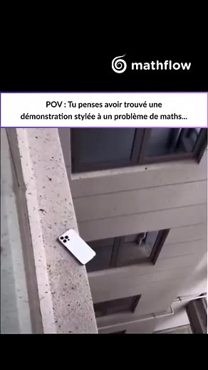 Mathflow AI on Instagram: "Quand tu penses avoir trouvé une démonstration stylée à un problème de maths... 👀🧠 #meme #maths #mathmeme #humour #bac #bac2025 #brevet #brevet2025 #lycée #rentréescolaire #rentrée2025 #mathématiques #mathflow #calcul #algèbre #fyp #foryou #fypp #pourtoi"