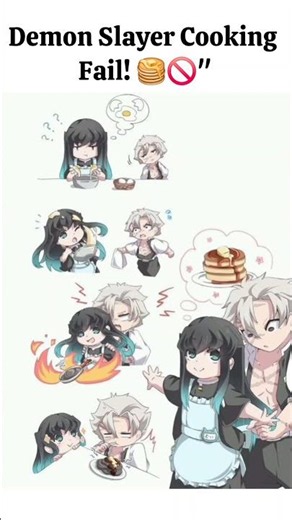 When Muichiro tries to cook! 😂 #KimetsuNoYaiba #AnimeFunny