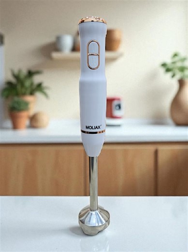 MOLIAX Heavy Duty Imported Hand Blender price is: ₨ 4,480 7 Days Return & Exchange Policy#fyp #foryoupage❤️❤️ #kitchen #viralvideos #homelyequips Experience effortless blending with the MOLIAX Hand Blender, a trusted German brand known for performance, quality, and innovation. Built with precision and power, this sleek hand blender makes daily kitchen tasks faster and easier — whether you’re preparing smoothies, soups, baby food, or sauces Crafted with a durable stainless steel blending rod and 