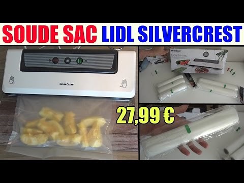 soude sac lidl silvercrest sfs 110 appareil de mise sous vide vacuum sealer folienschweissgerät
