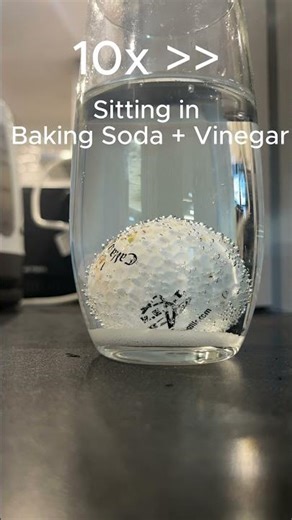 Cleaning a Callaway Golf Ball ⛳️ #Timelapse