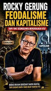 Rocky Gerung Exposes Feudalism and Capitalism: Who Is Really Controlling Us?